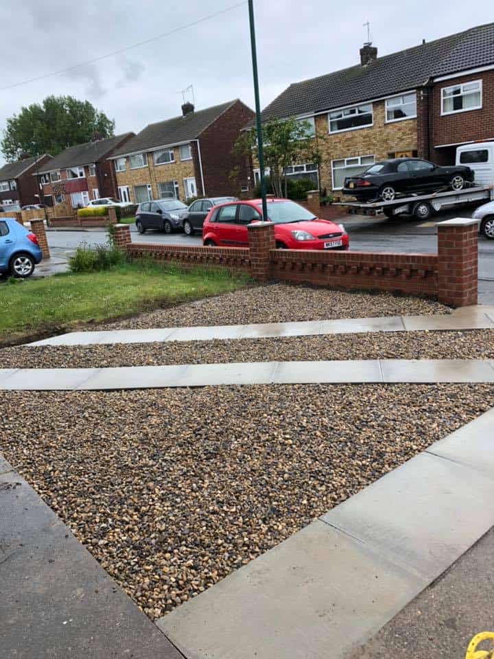gravel driveway